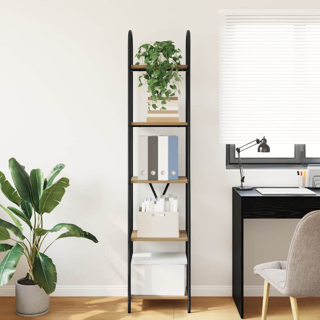 Libreria rovere artigianale 40 x 30 x 183 cm Legno multistrato