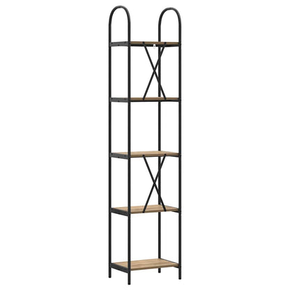 Libreria rovere artigianale 40 x 30 x 183 cm Legno multistrato