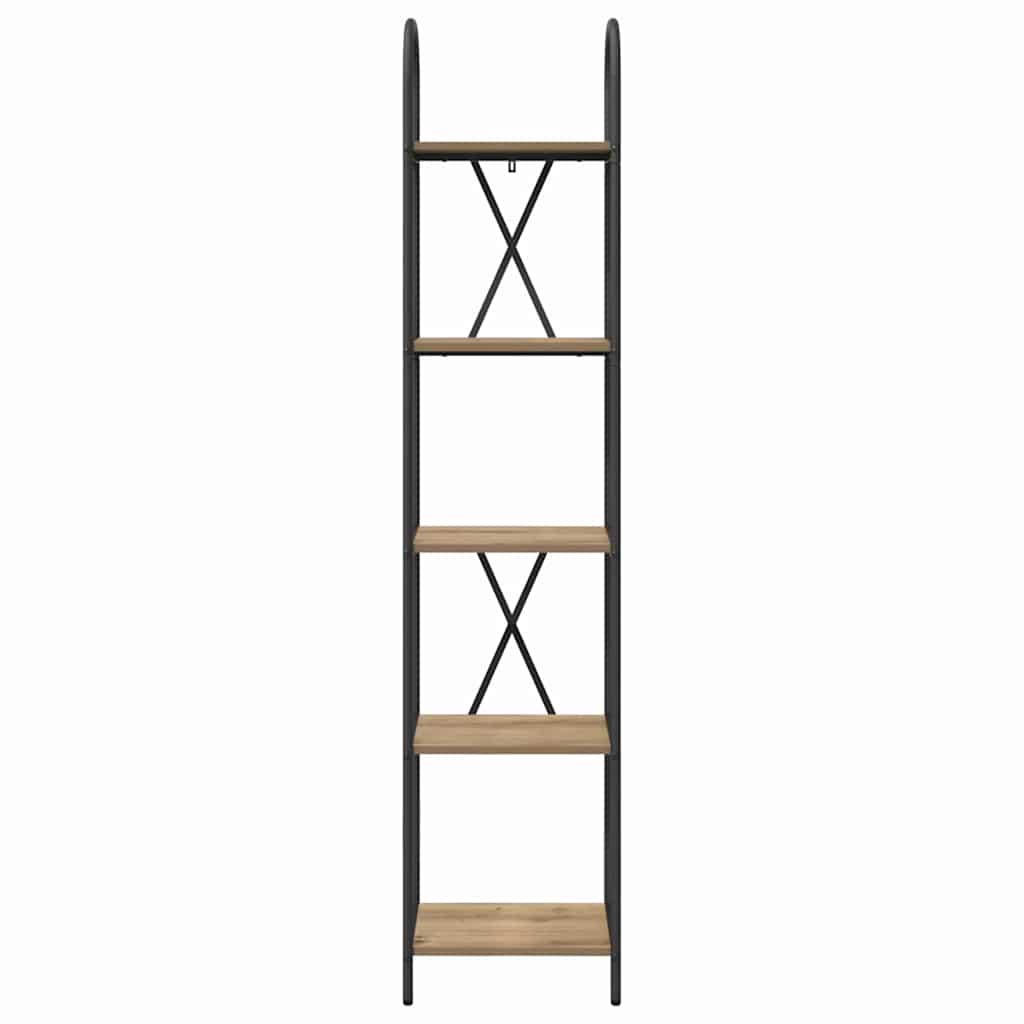 Libreria rovere artigianale 40 x 30 x 183 cm Legno multistrato