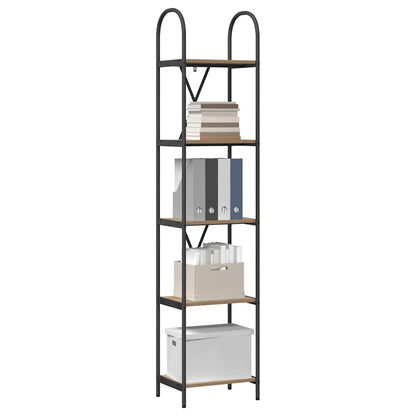 Libreria rovere artigianale 40 x 30 x 183 cm Legno multistrato