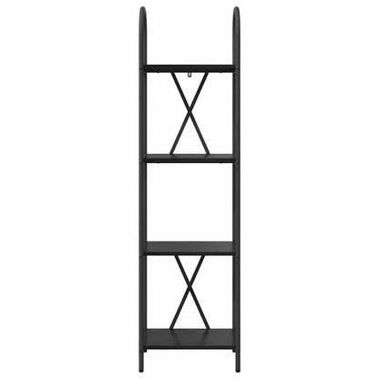 Libreria Rovere nero 40 x 30 x 146 cm Legno multistrato