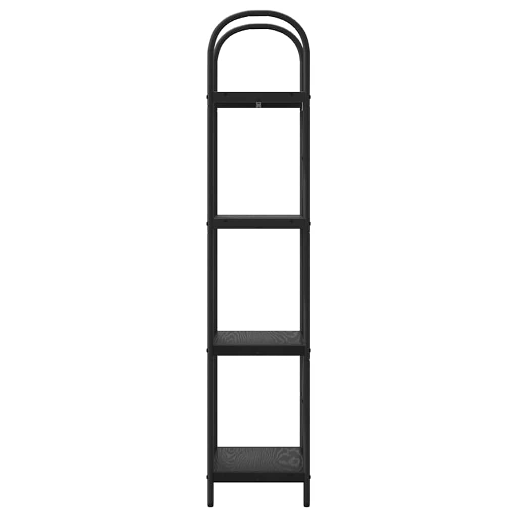 Libreria Rovere nero 40 x 30 x 146 cm Legno multistrato