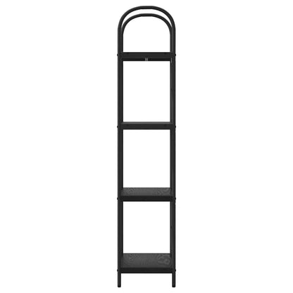 Libreria Rovere nero 40 x 30 x 146 cm Legno multistrato