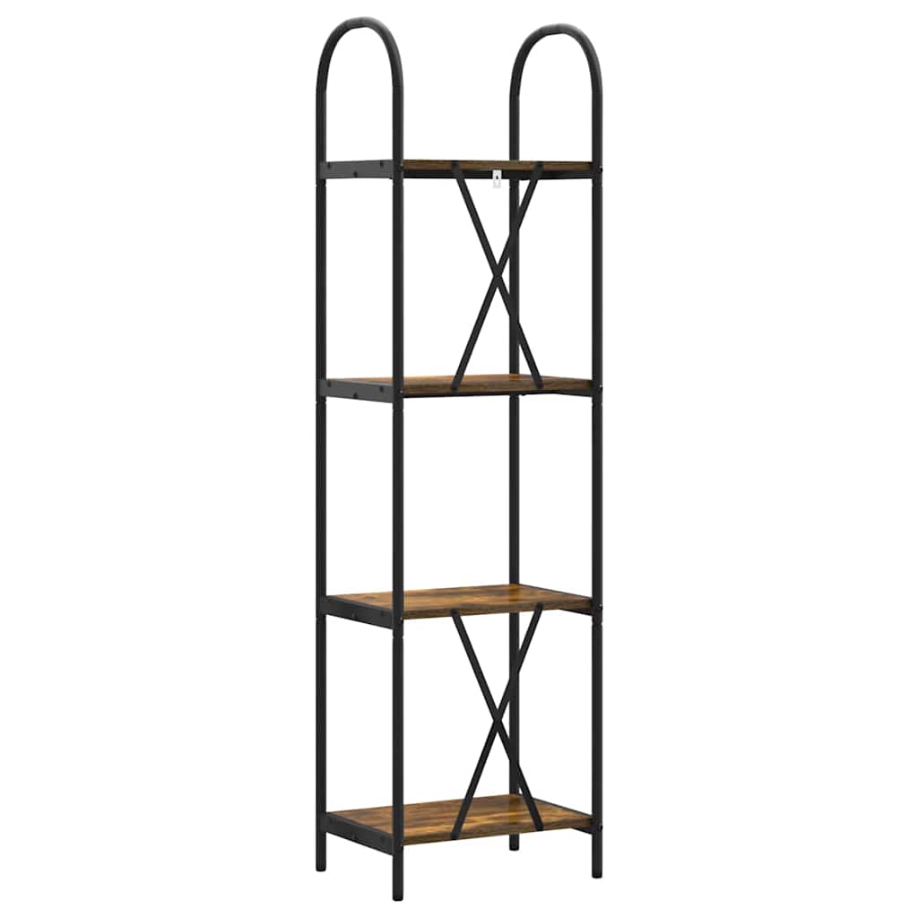 Libreria Rovere fumo 40 x 30 x 146 cm Legno multistrato