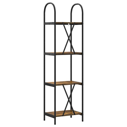 Libreria Rovere fumo 40 x 30 x 146 cm Legno multistrato