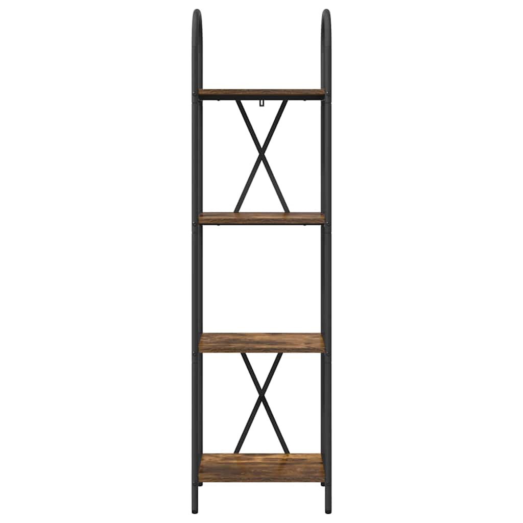 Libreria Rovere fumo 40 x 30 x 146 cm Legno multistrato