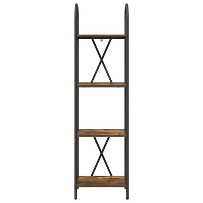 Libreria Rovere fumo 40 x 30 x 146 cm Legno multistrato