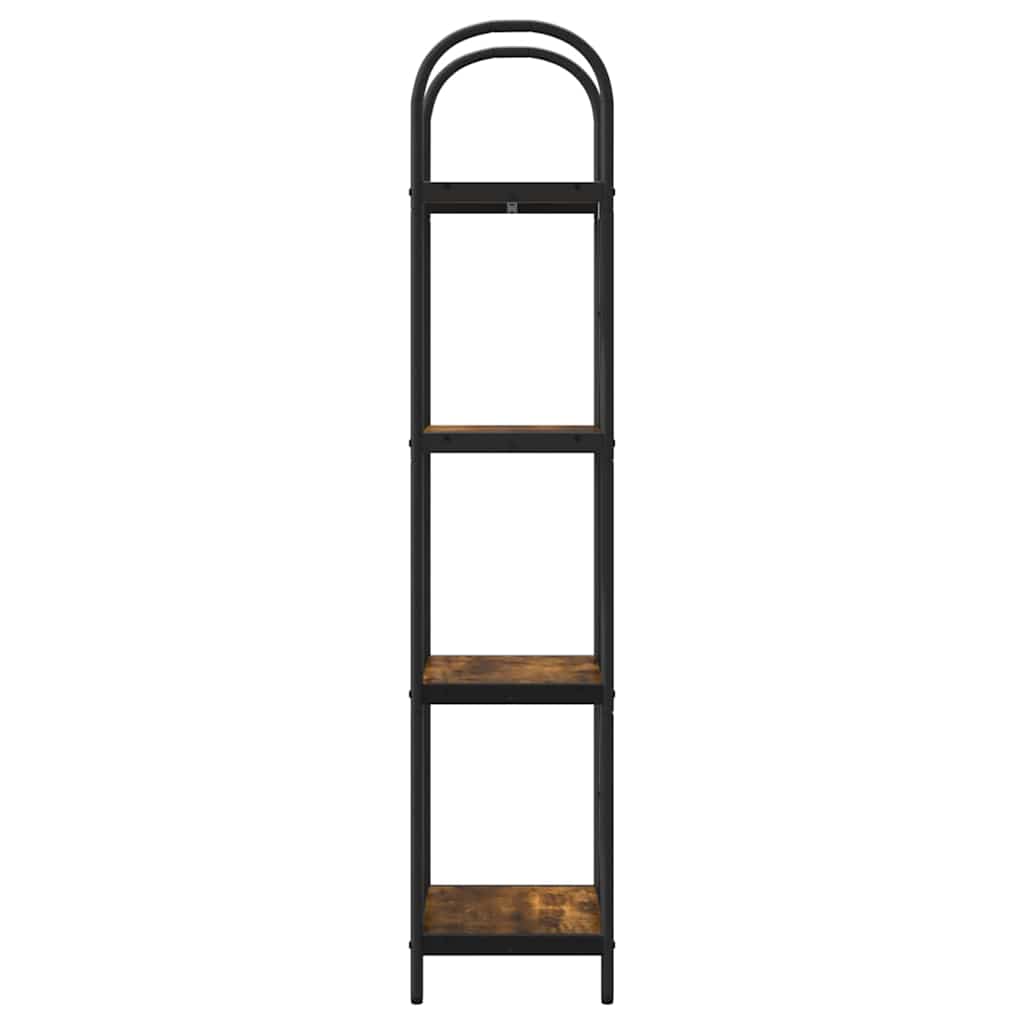 Libreria Rovere fumo 40 x 30 x 146 cm Legno multistrato