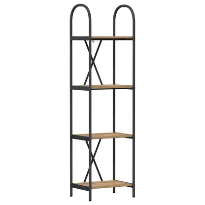 Libreria rovere artigianale 40 x 30 x 146 cm Legno multistrato