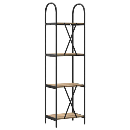 Libreria rovere artigianale 40 x 30 x 146 cm Legno multistrato