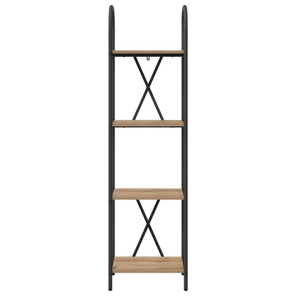 Libreria rovere artigianale 40 x 30 x 146 cm Legno multistrato