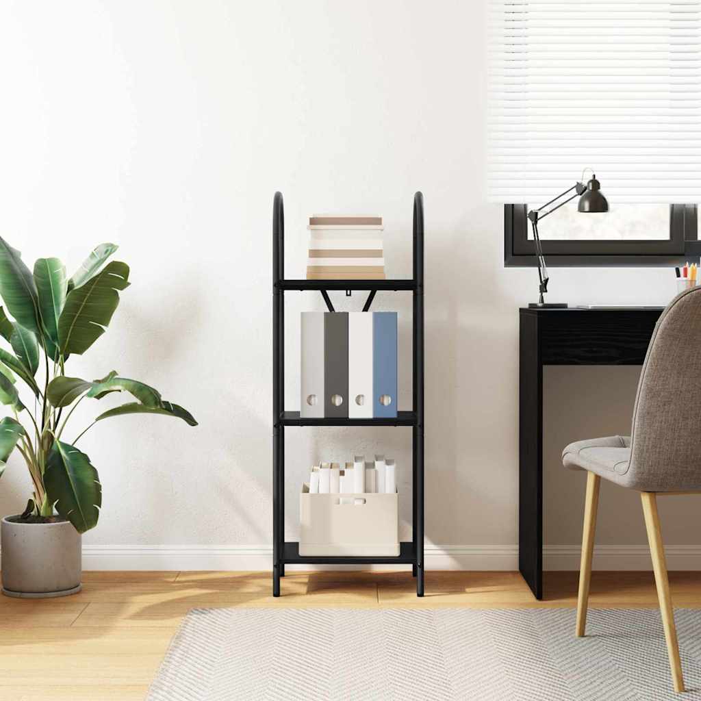 Libreria Rovere nero 40 x 30 x 109 cm Legno multistrato