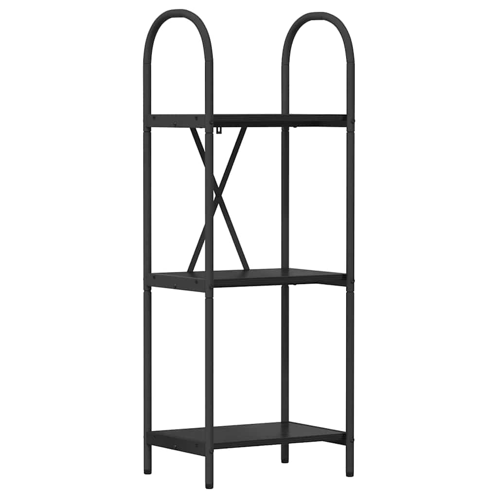 Libreria Rovere nero 40 x 30 x 109 cm Legno multistrato