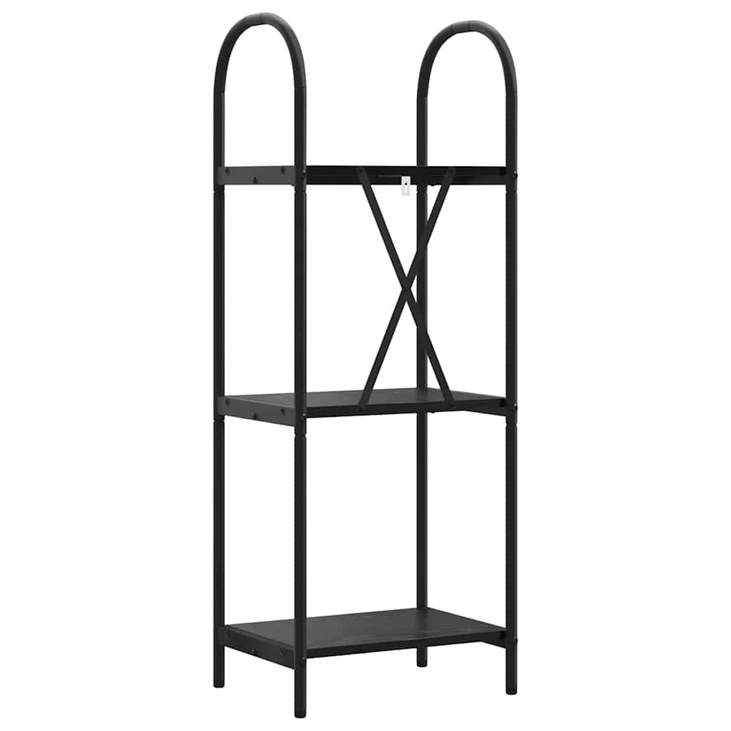 Libreria Rovere nero 40 x 30 x 109 cm Legno multistrato