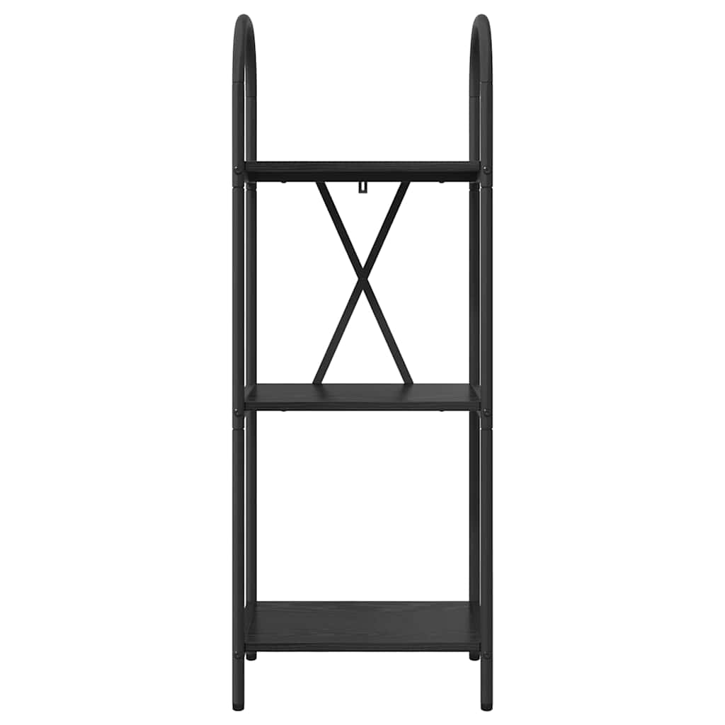 Libreria Rovere nero 40 x 30 x 109 cm Legno multistrato