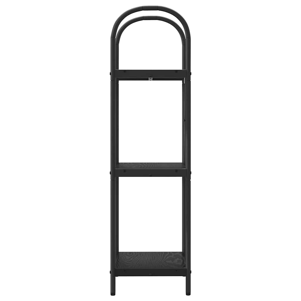 Libreria Rovere nero 40 x 30 x 109 cm Legno multistrato