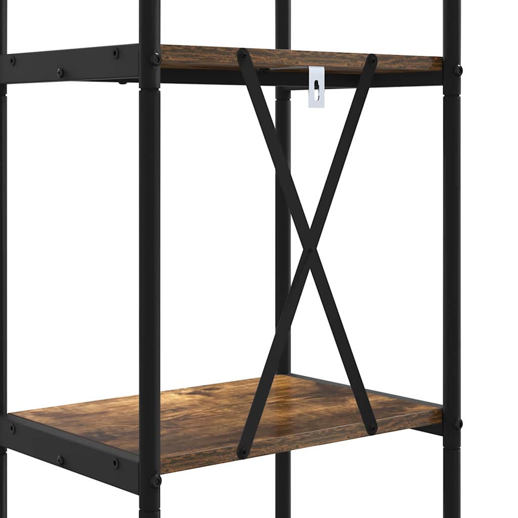 Libreria Rovere fumo 40 x 30 x 109 cm Legno multistrato