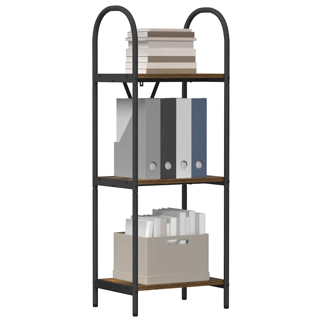 Libreria Rovere fumo 40 x 30 x 109 cm Legno multistrato