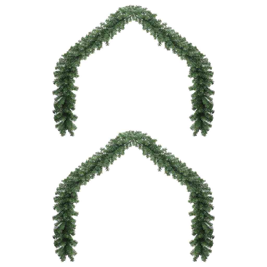 Ghirlanda di Natale con 600 LED 2 pcs Verde PVC | homemem39