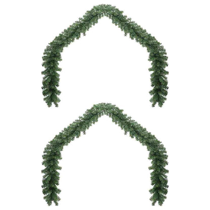 Ghirlanda di Natale con 600 LED 2 pcs Verde PVC | homemem39