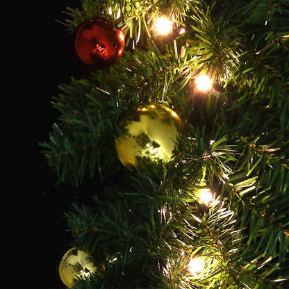 Ghirlanda di Natale con 600 LED 2 pcs Verde PVC | homemem39