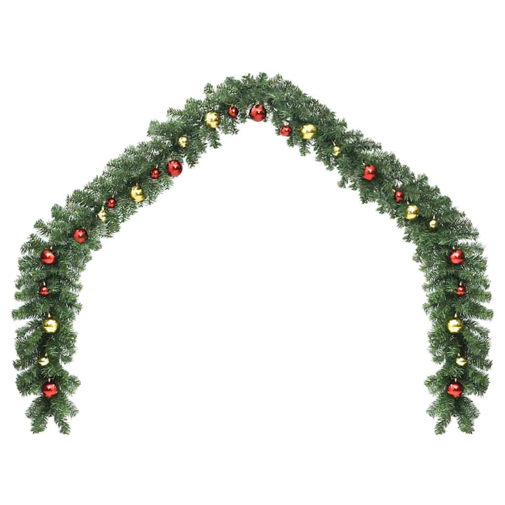 Ghirlanda di Natale con 600 LED 2 pcs Verde PVC | homemem39