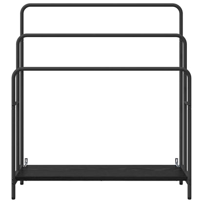 Appendiabiti Rovere nero 90 x 30 x 100.5 cm Legno multistrato