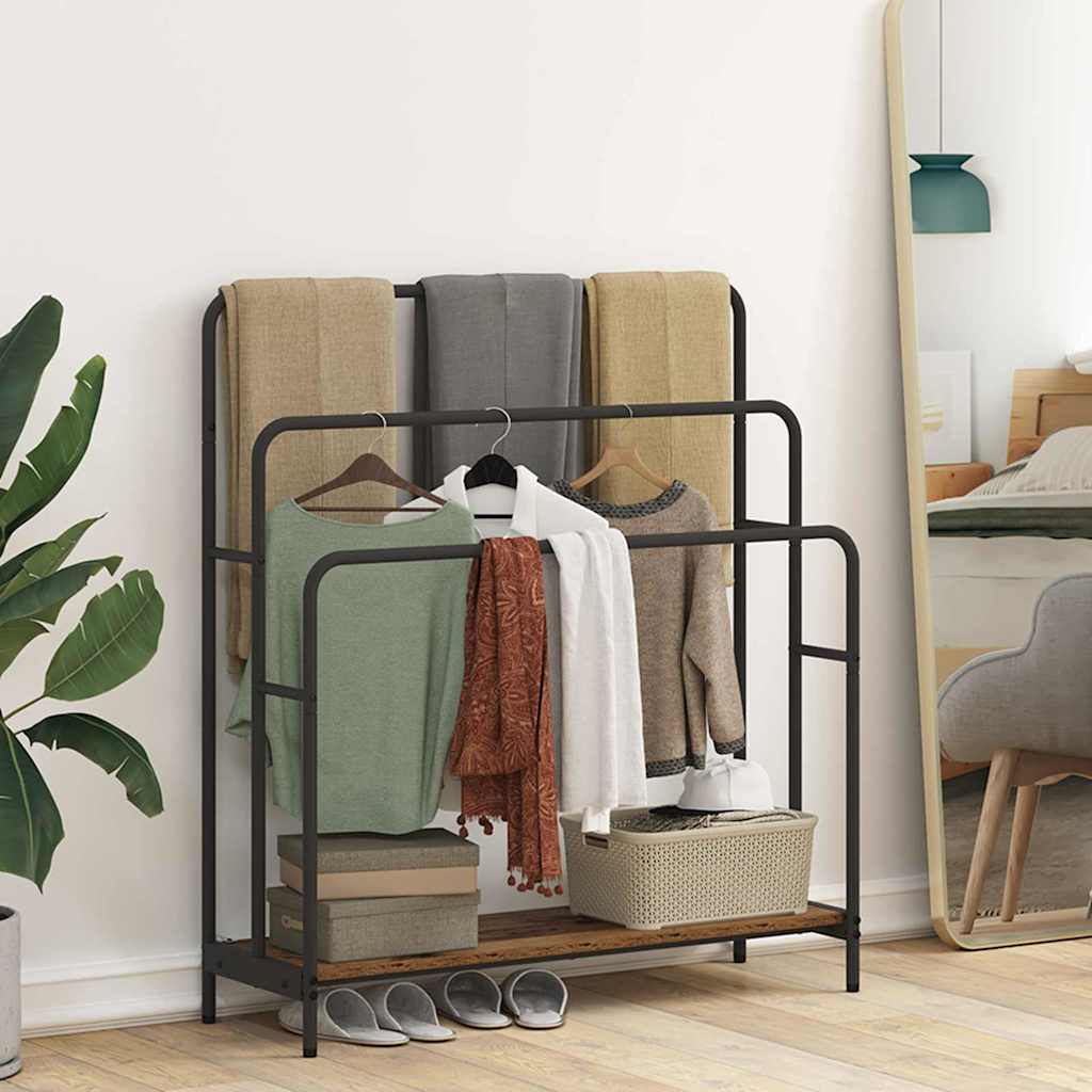 Appendiabiti Legno vecchio 90 x 30 x 100.5 cm Legno multistrato