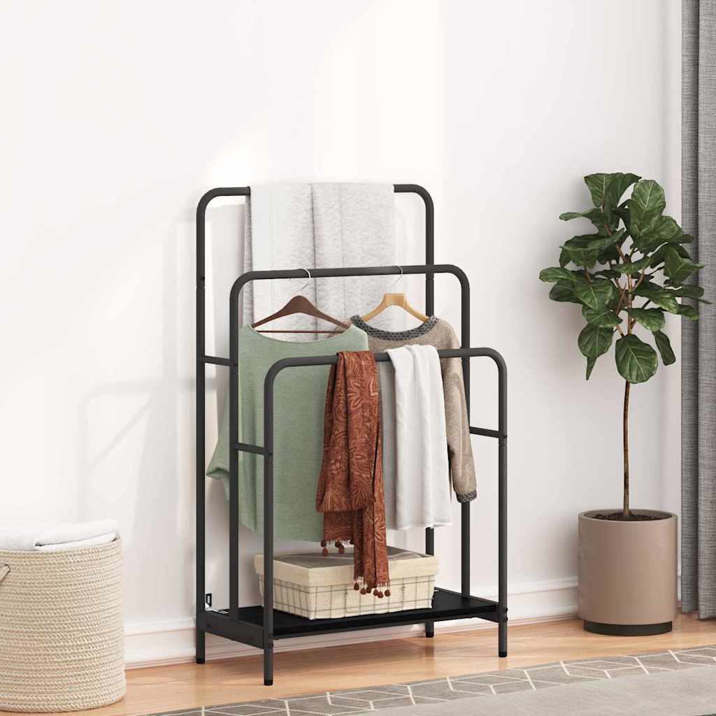 Appendiabiti Rovere nero 60 x 30 x 100.5 cm Legno multistrato