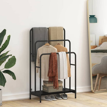 Appendiabiti Rovere nero 60 x 30 x 100.5 cm Legno multistrato