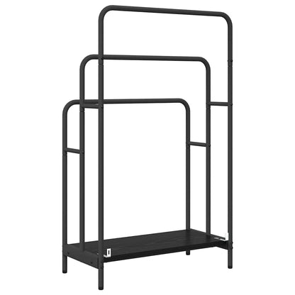 Appendiabiti Rovere nero 60 x 30 x 100.5 cm Legno multistrato