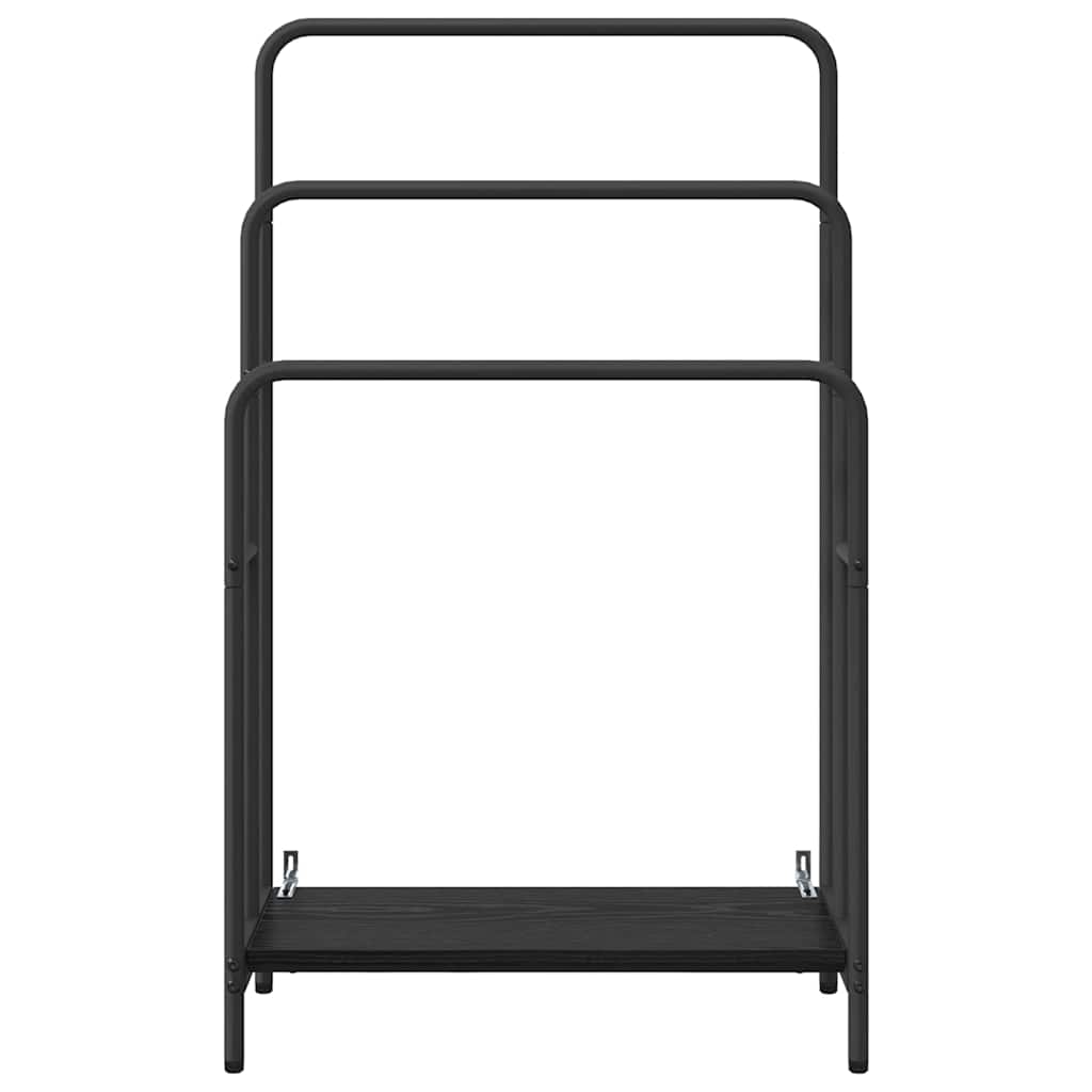 Appendiabiti Rovere nero 60 x 30 x 100.5 cm Legno multistrato