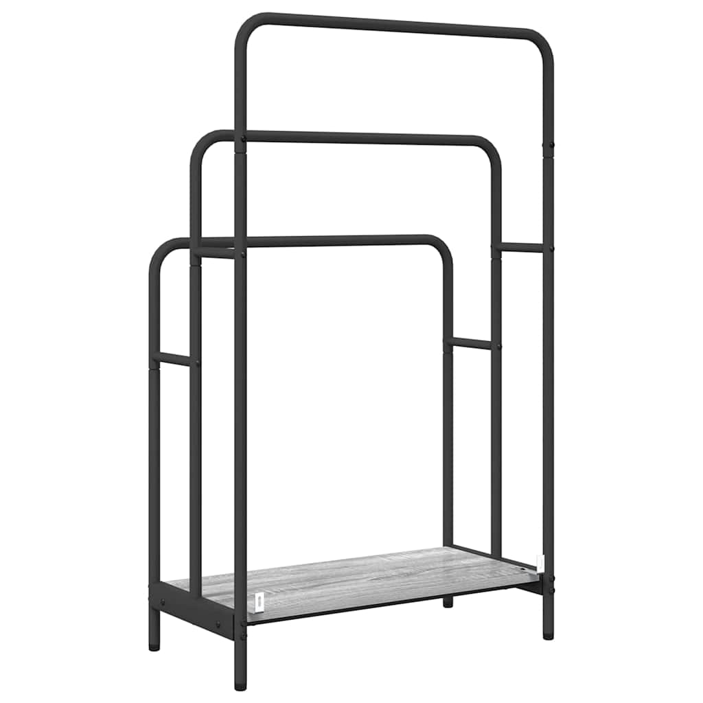 Appendiabiti Grigio sonoma 60 x 30 x 100.5 cm Legno multistrato