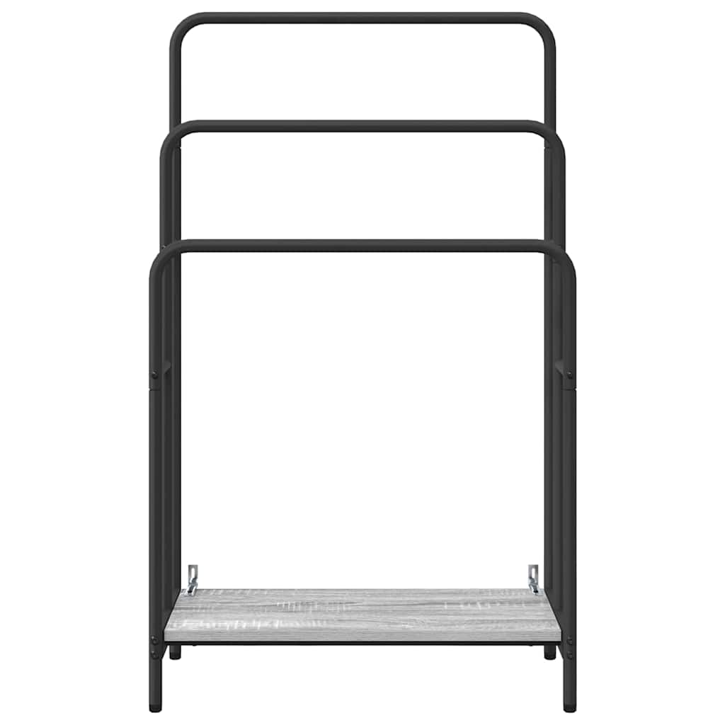 Appendiabiti Grigio sonoma 60 x 30 x 100.5 cm Legno multistrato