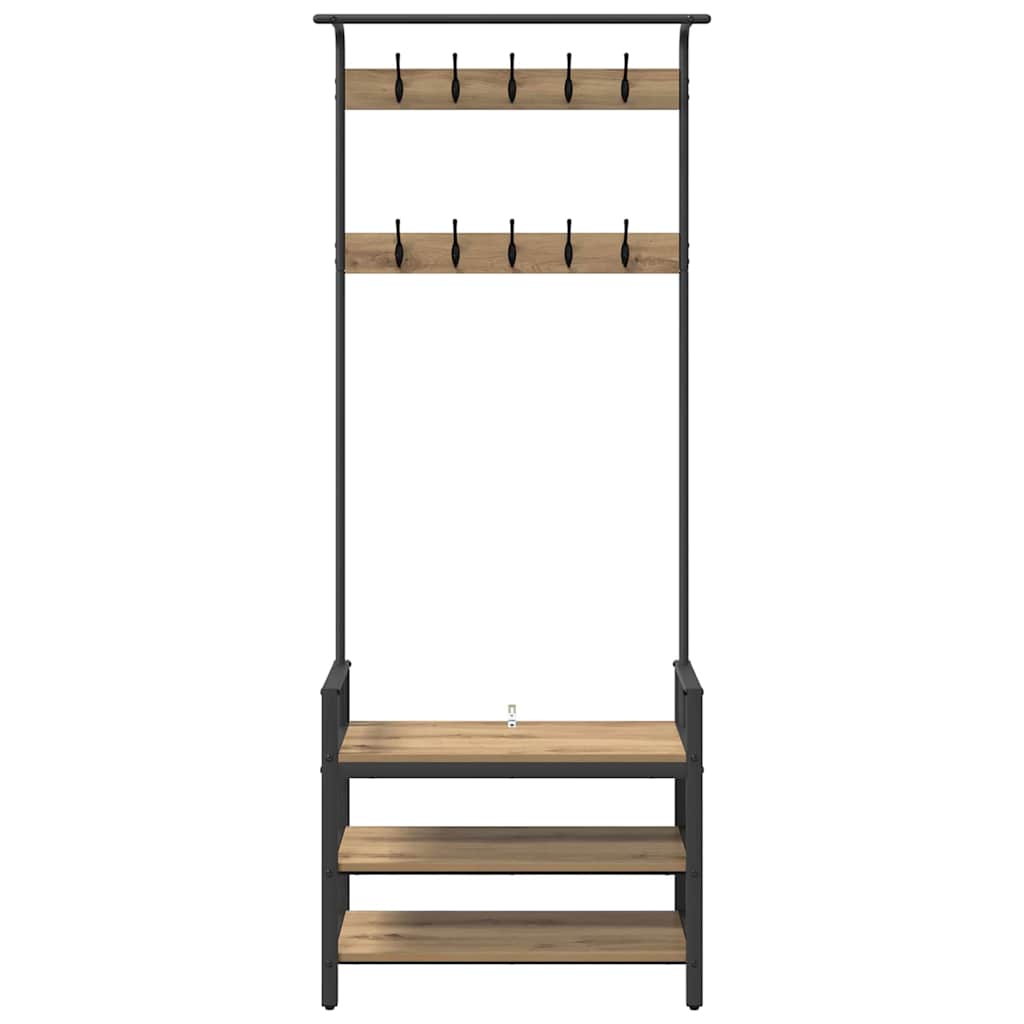 Appendiabiti Altro rovere artigianale 75 x 34 x 184 cm
