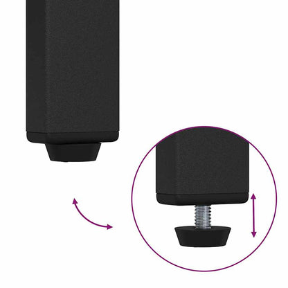 Appendiabiti Rovere fumé 95 x 34 x 184 cm Legno multistrato