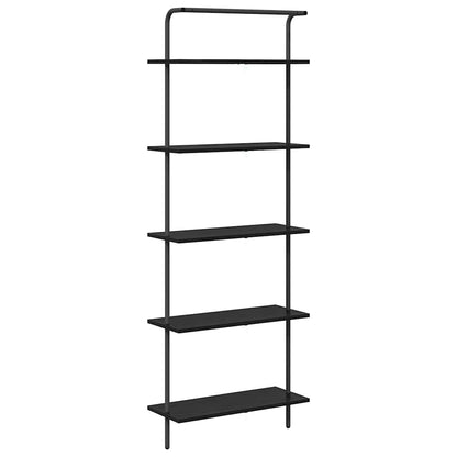 Libreria Rovere Nero 60 x 24 x 168 cm Legno multistrato