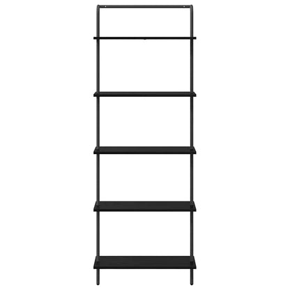 Libreria Rovere Nero 60 x 24 x 168 cm Legno multistrato