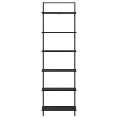 Libreria Rovere nero 60 x 24 x 203 cm Legno multistrato