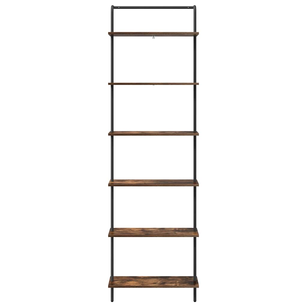 Libreria Rovere fumo 60 x 24 x 203 cm Legno multistrato