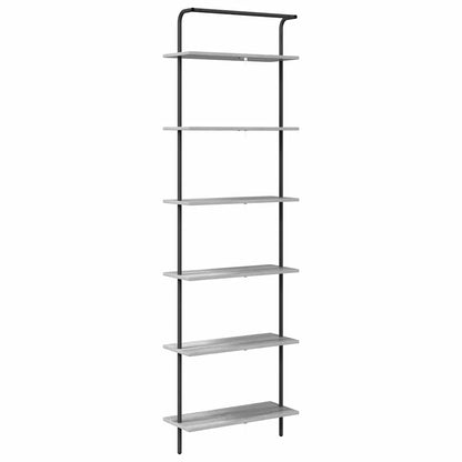 Libreria Grigio Sonoma 60 x 24 x 203 cm Legno multistrato