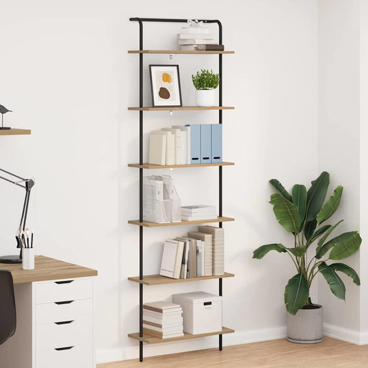 Libreria Rovere artigianale 60 x 24 x 203 cm Legno multistrato | homemem39