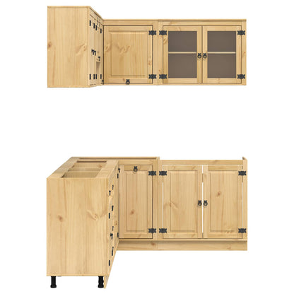 Armadietto con cassetto con porta 10 pcs Miele Pino massello