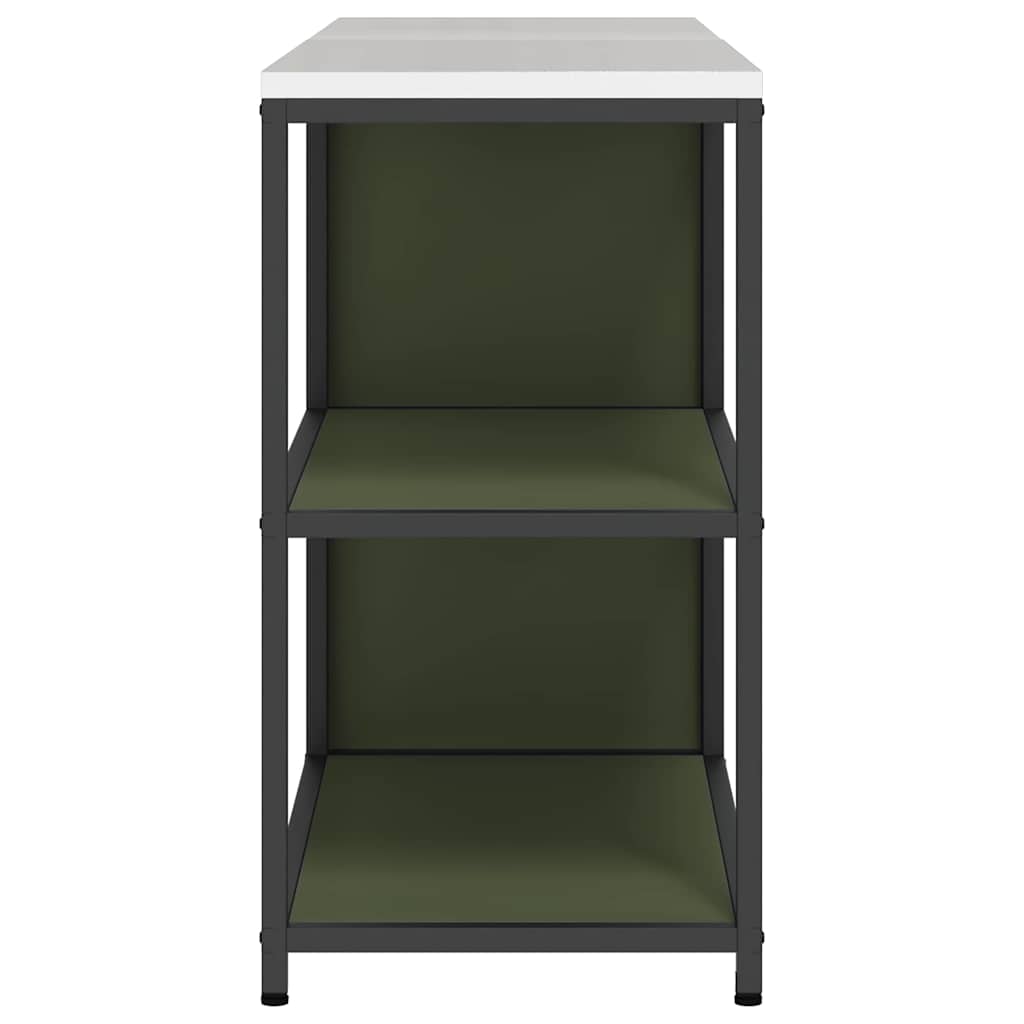 Set di Stoccaggio per Cucina 2 pcs Verde oliva 180 x 50 x 92 cm