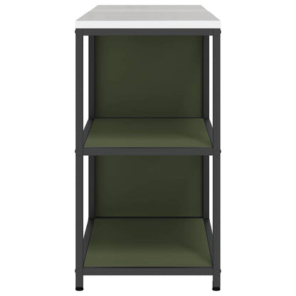Set di Stoccaggio per Cucina 2 pcs Verde oliva 180 x 50 x 92 cm