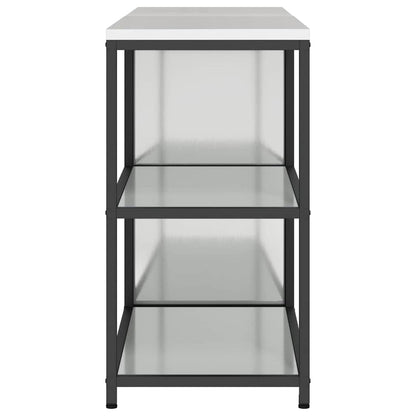 Set di Stoccaggio per Cucina 2 pcs Argento 180 x 50 x 92 cm