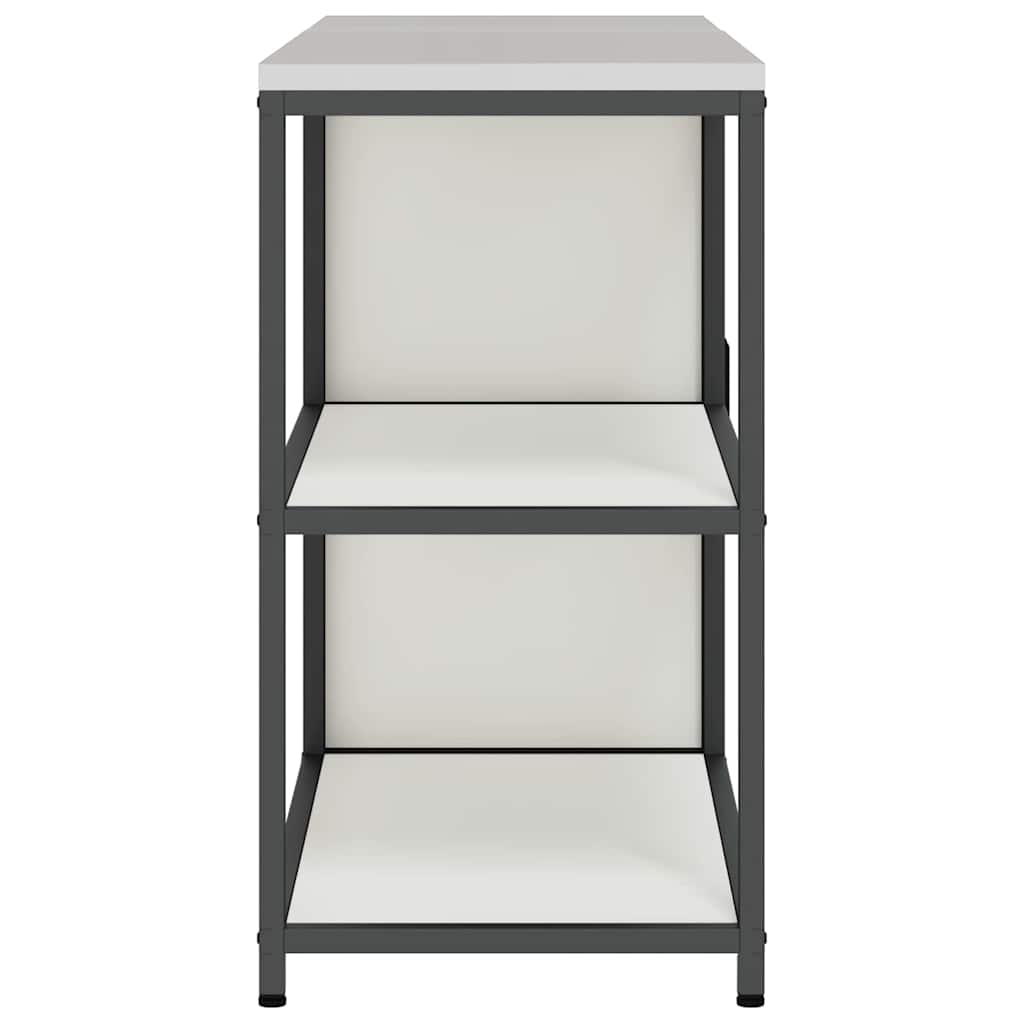 Set di Stoccaggio per Cucina con lo scaffale 2 pcs Bianco