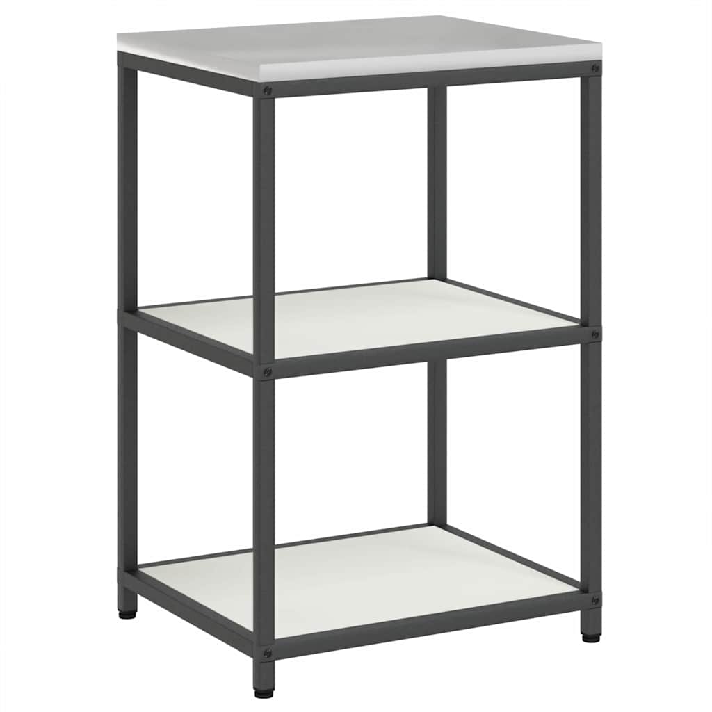 Set di Stoccaggio per Cucina 2 pcs Bianco 150 x 50 x 92 cm