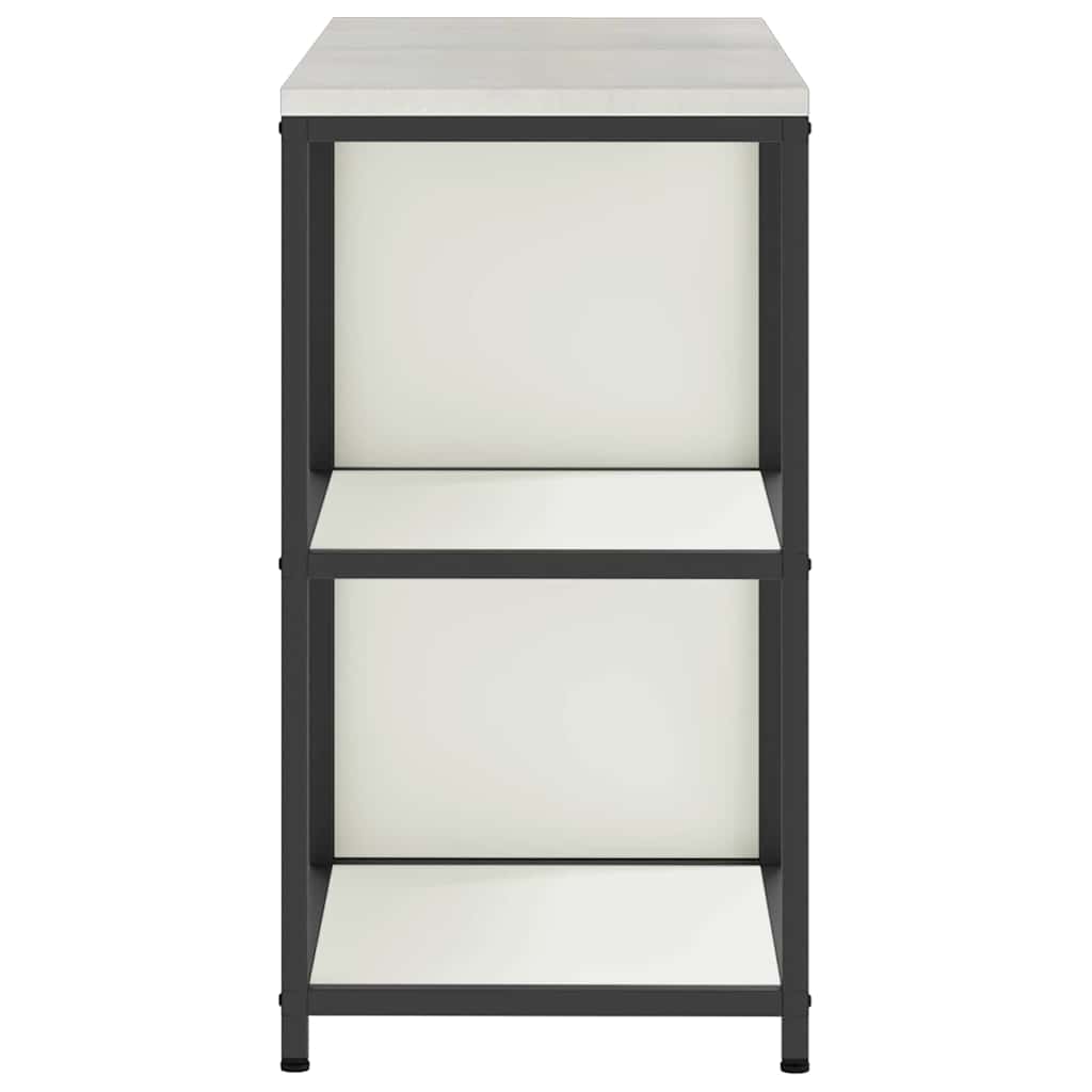 Set di Stoccaggio per Cucina con lo scaffale 2 pcs Bianco | homemem39