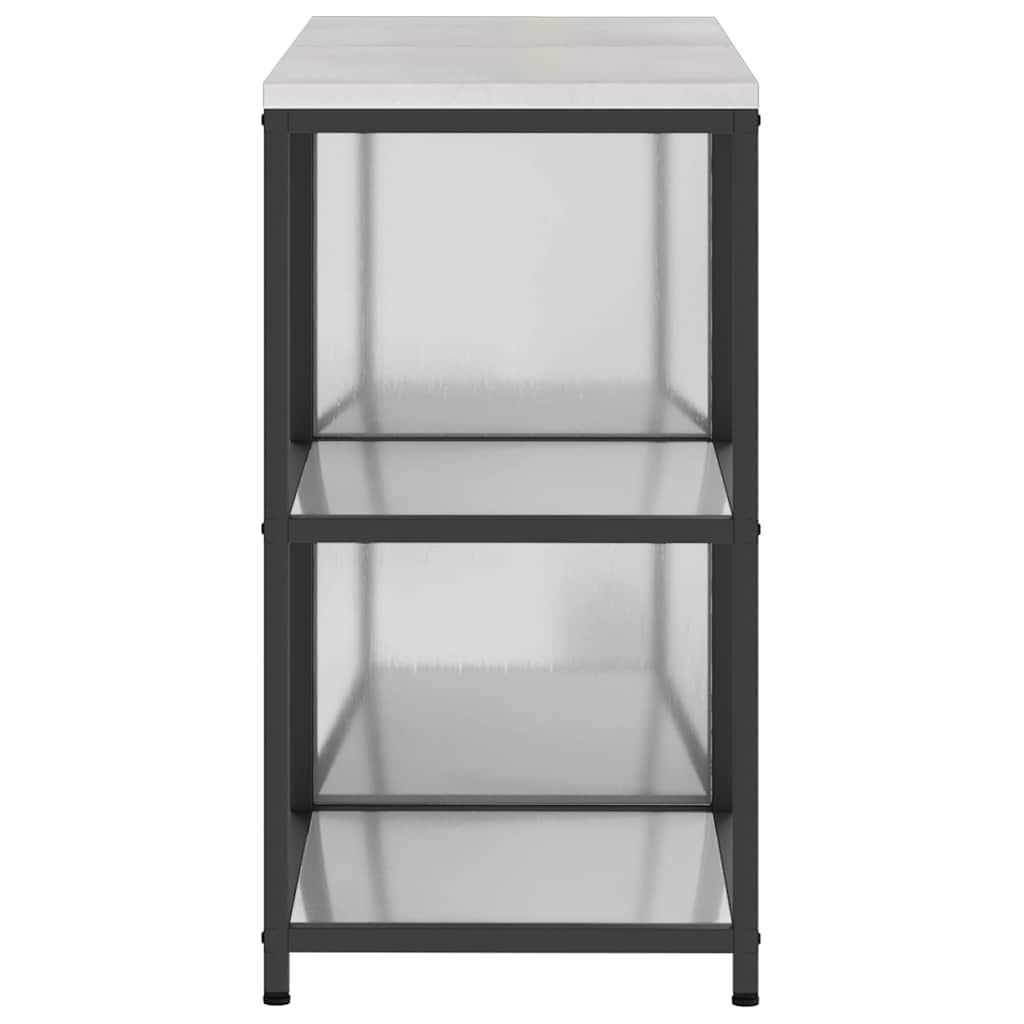 Set di Stoccaggio per Cucina 2 pcs Argento Acciaio zincato | homemem39